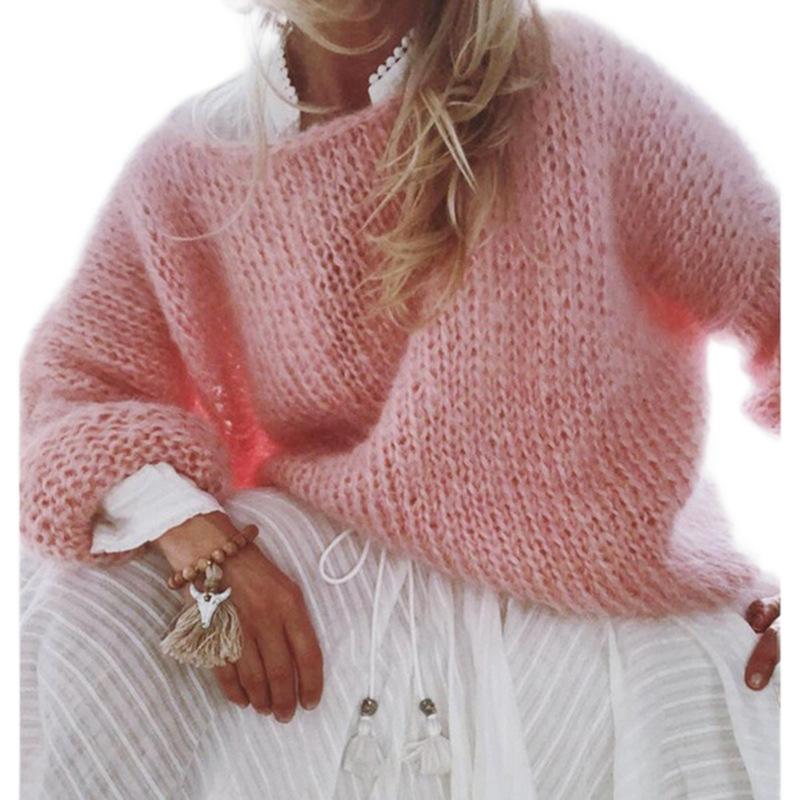 Pull en Mohair à Découpes
