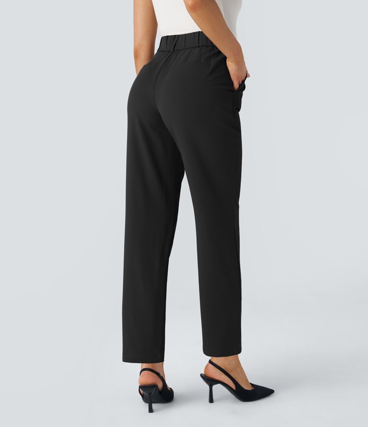Roseau™|Pantalon tailleur taille haute