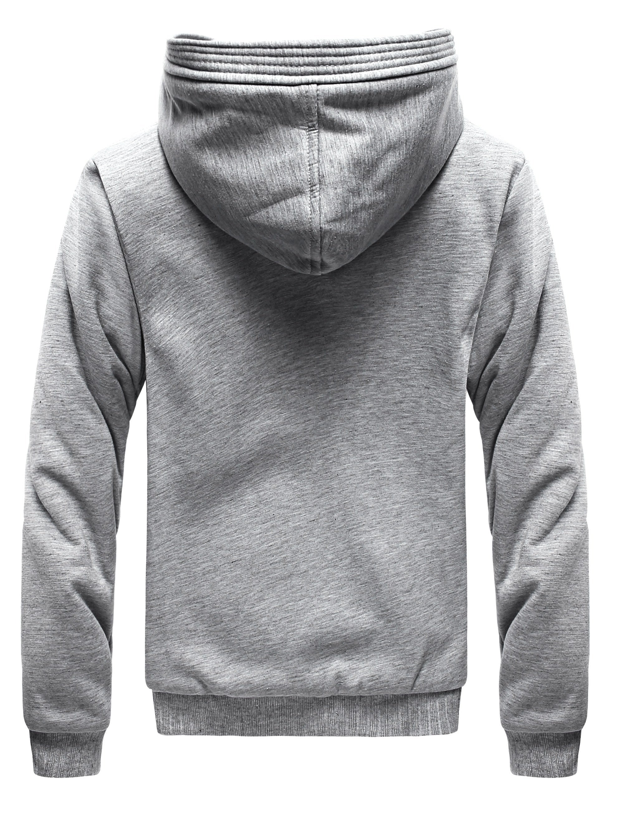 Veste à capuche doublée en fourrure – Bleu arctique