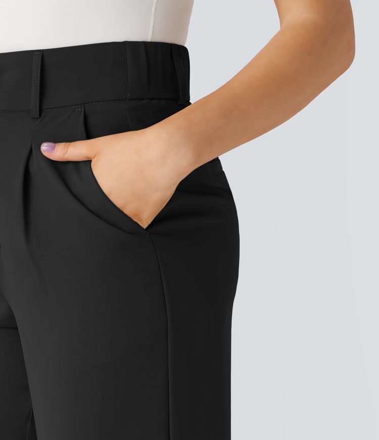 Roseau™|Pantalon tailleur taille haute