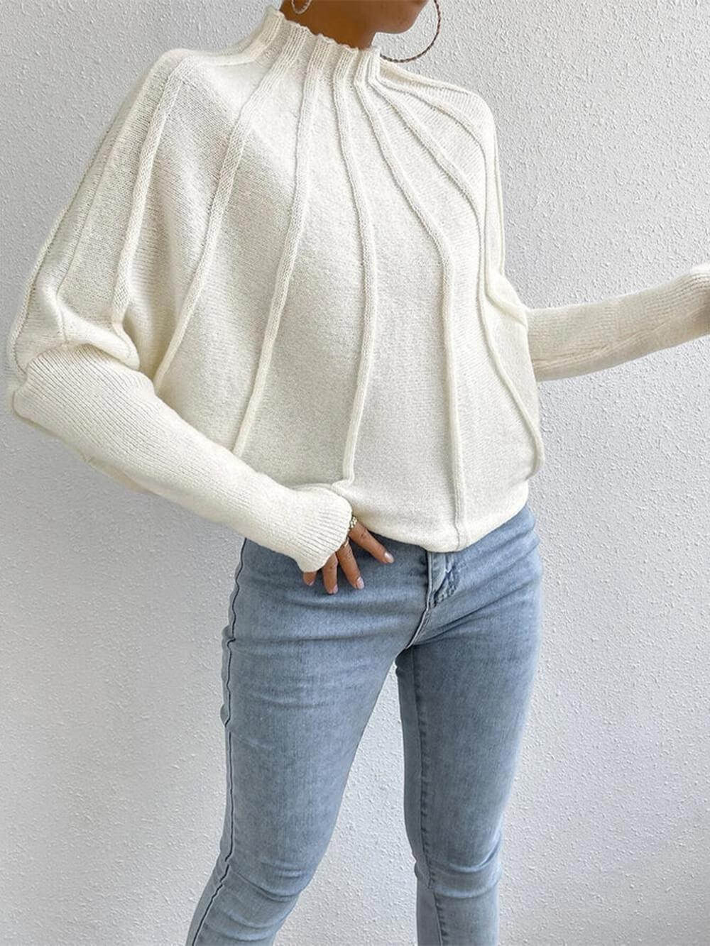 Pull Simple à Manches Dolman