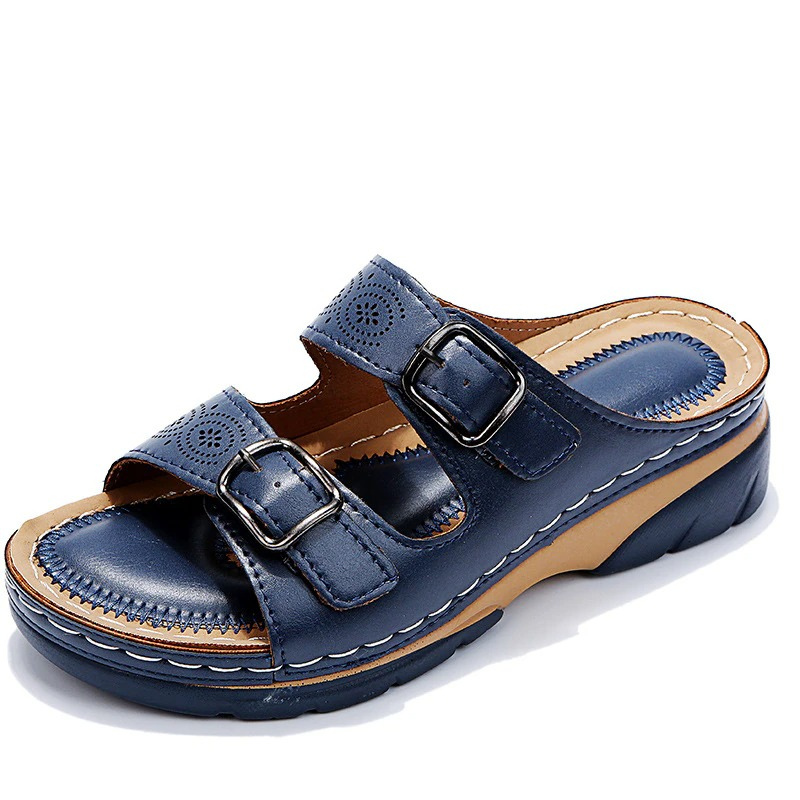 Simona™ | Sandales Orthopédiques en Cuir de Luxe