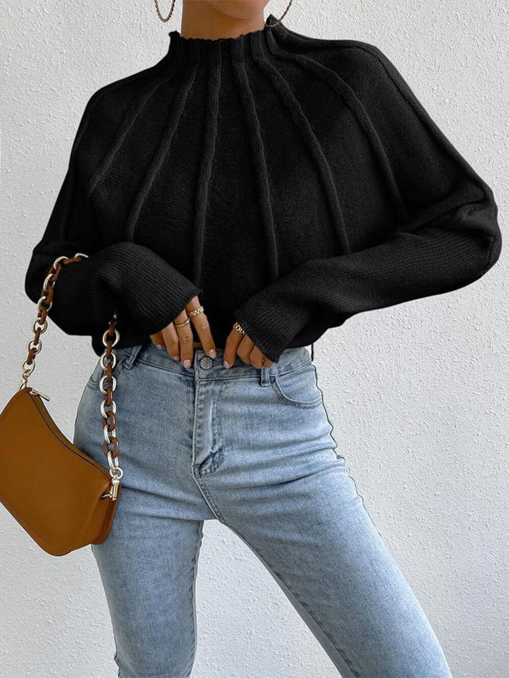Pull Simple à Manches Dolman