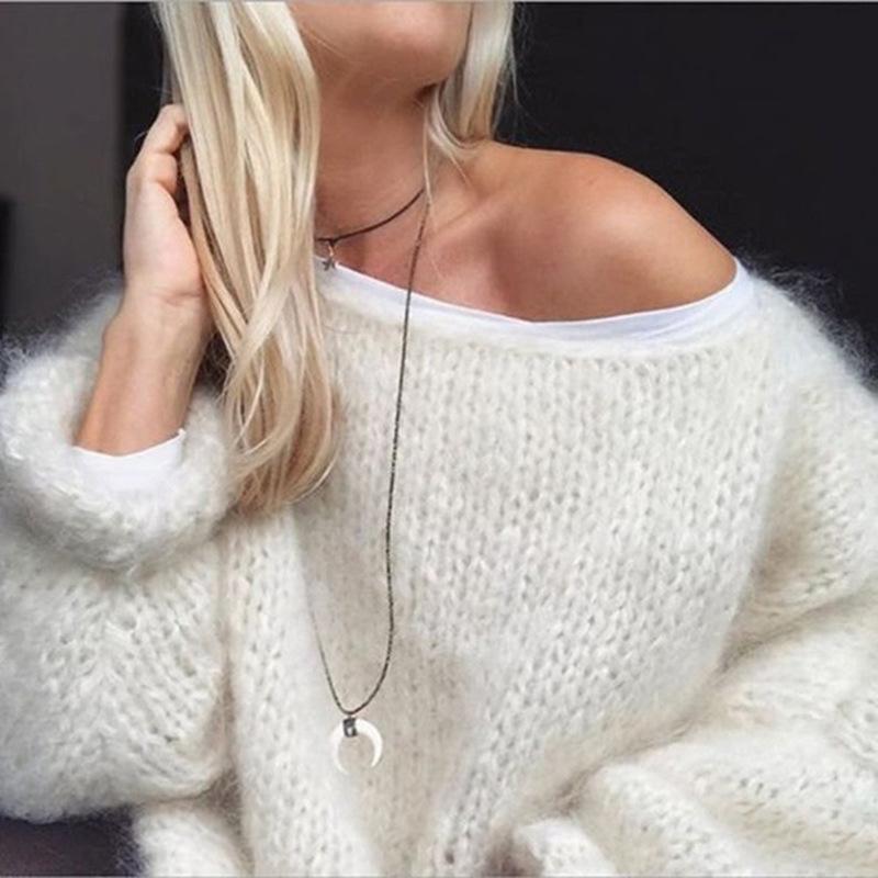 Pull en Mohair à Découpes